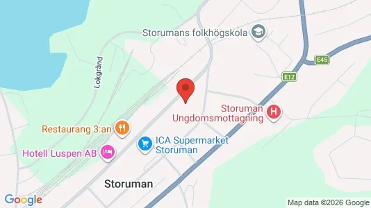 Apartments for rent i Storuman - kort over placeringen