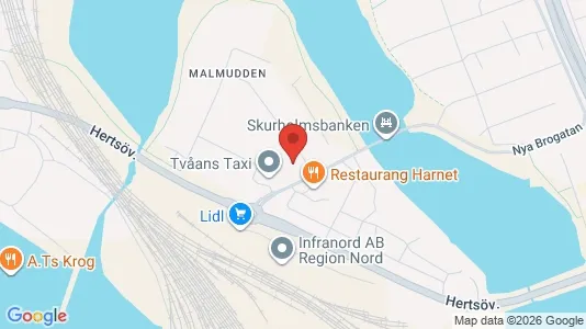 Apartments for rent i Luleå - kort over placeringen