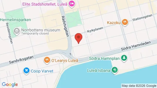 Apartments for rent i Luleå - kort over placeringen