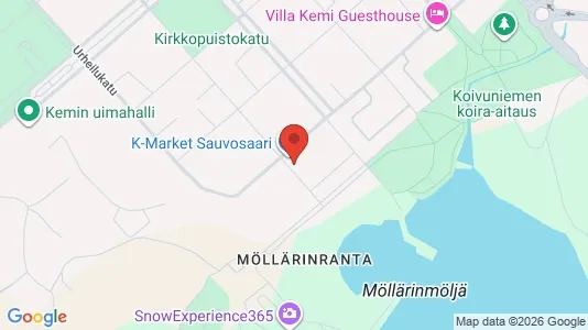 Apartments for rent i Kemi - kort over placeringen