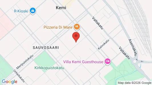 Apartments for rent i Kemi - kort over placeringen