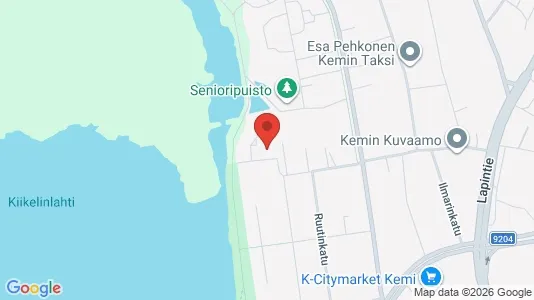 Apartments for rent i Kemi - kort over placeringen