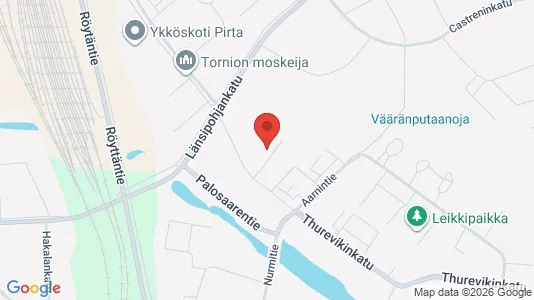 Apartments for rent i Tornio - kort over placeringen
