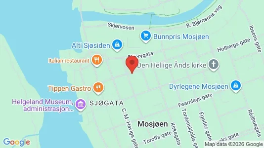 Apartments for rent i Vefsn - kort over placeringen