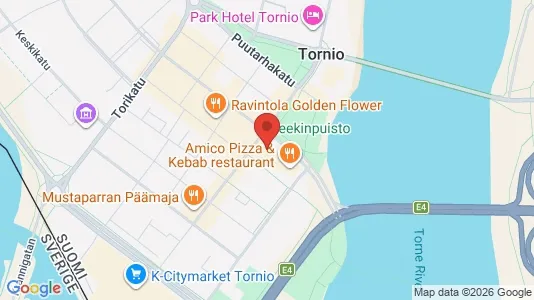 Apartments for rent i Tornio - kort over placeringen