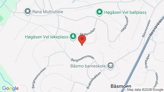 Apartments for rent i Rana - kort over placeringen
