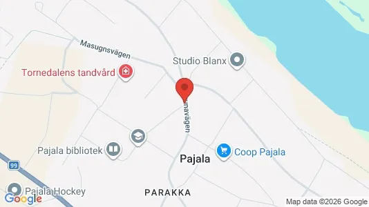 Apartments for rent i Pajala - kort over placeringen
