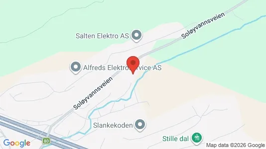 Apartments for rent i Bodø - kort over placeringen
