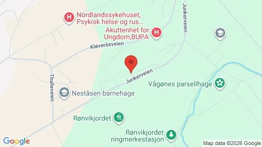 Apartments for rent i Bodø - kort over placeringen