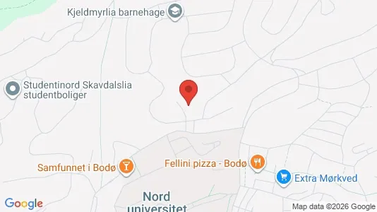 Apartments for rent i Bodø - kort over placeringen