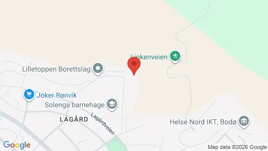 Apartments for rent i Bodø - kort over placeringen