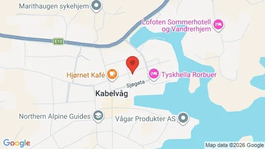 Apartments for rent i Vågan - kort over placeringen
