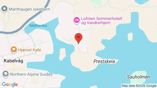 Apartments for rent i Vågan - kort over placeringen