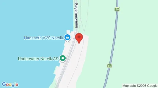 Rooms for rent i Narvik - kort over placeringen