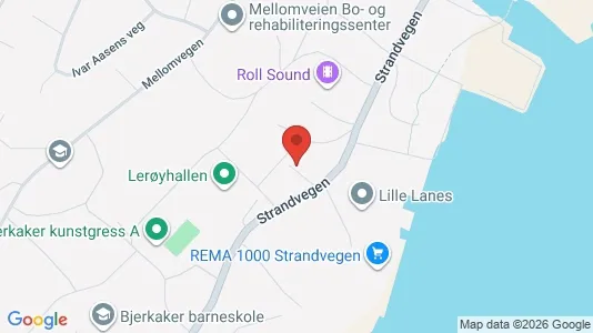 Rooms for rent i Tromsø - kort over placeringen