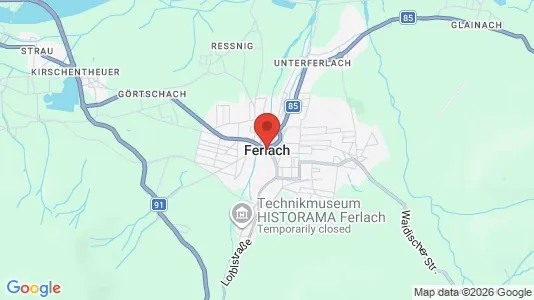 Apartments for rent i Ferlach - kort over placeringen