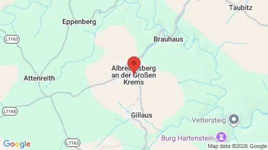 Apartments for rent i Albrechtsberg an der Großen Krems - kort over placeringen