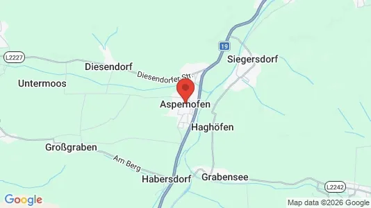 Apartments for rent i Asperhofen - kort over placeringen