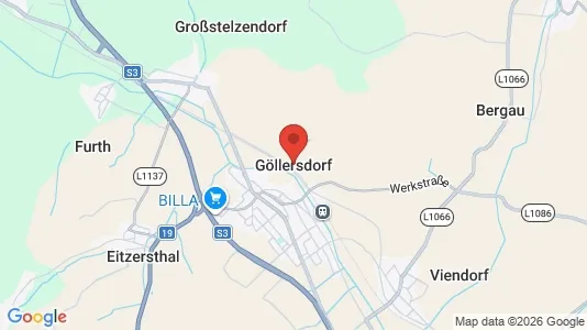 Houses for rent i Göllersdorf - kort over placeringen