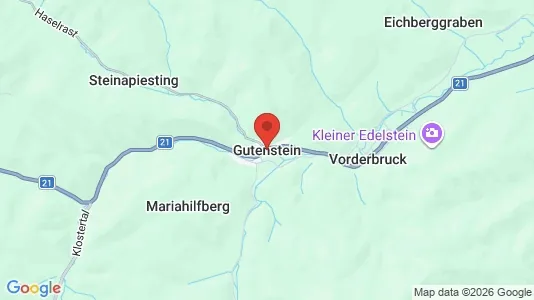 Apartments for rent i Gutenstein - kort over placeringen