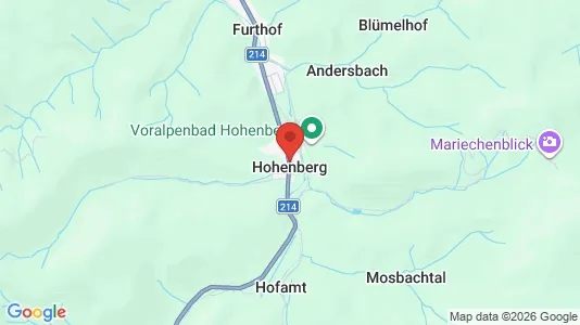 Apartments for rent i Hohenberg - kort over placeringen