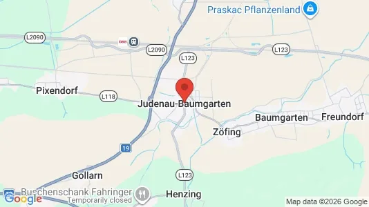 Apartments for rent i Judenau-Baumgarten - kort over placeringen