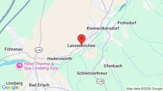 Apartments for rent i Lanzenkirchen - kort over placeringen