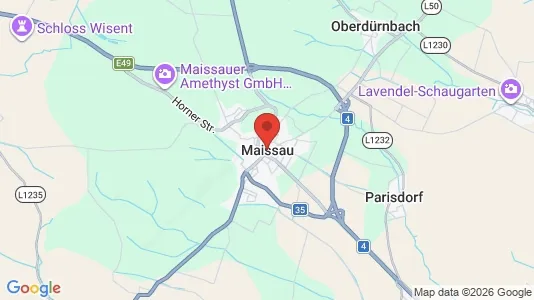 Apartments for rent i Maissau - kort over placeringen