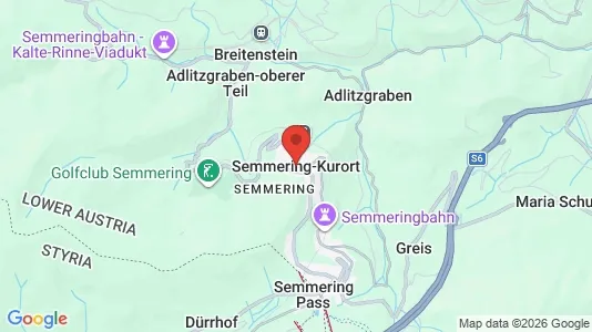 Houses for rent i Semmering - kort over placeringen