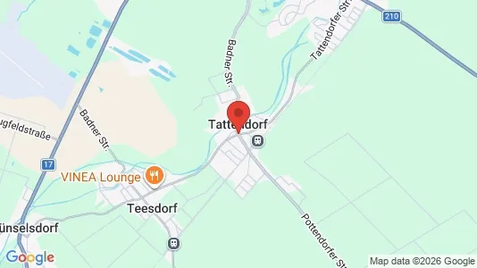 Apartments for rent i Tattendorf - kort over placeringen