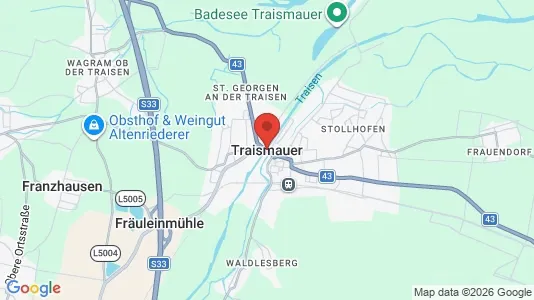 Houses for rent i Traismauer - kort over placeringen