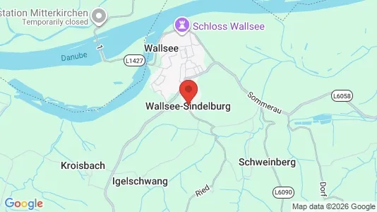 Rooms for rent i Wallsee-Sindelburg - kort over placeringen