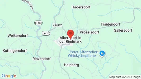 Apartments for rent i Alberndorf in der Riedmark - kort over placeringen