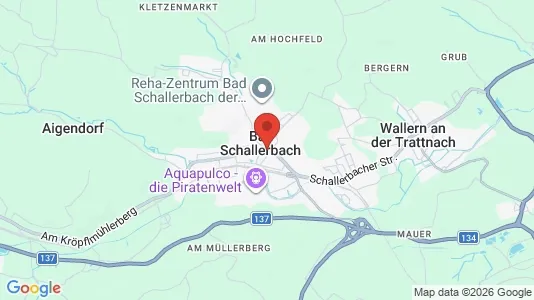 Apartments for rent i Bad Schallerbach - kort over placeringen
