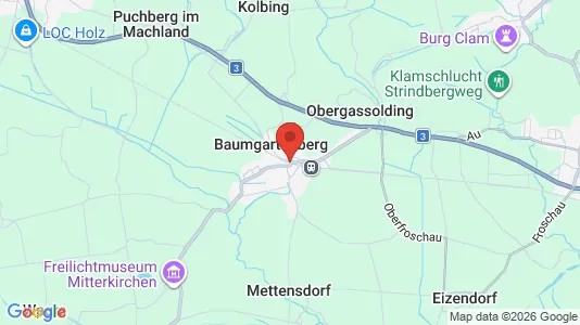 Houses for rent i Baumgartenberg - kort over placeringen