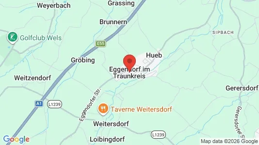 Apartments for rent i Eggendorf im Traunkreis - kort over placeringen