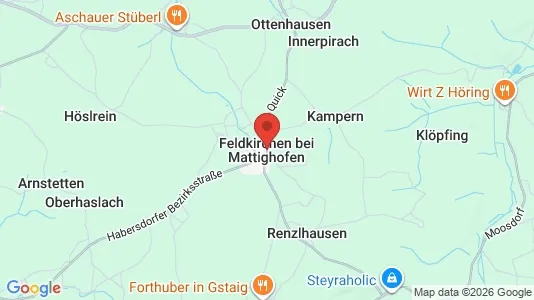 Apartments for rent i Feldkirchen bei Mattighofen - kort over placeringen
