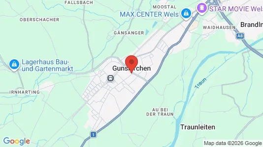 Apartments for rent i Gunskirchen - kort over placeringen