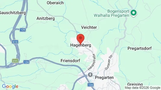 Apartments for rent i Hagenberg im Mühlkreis - kort over placeringen
