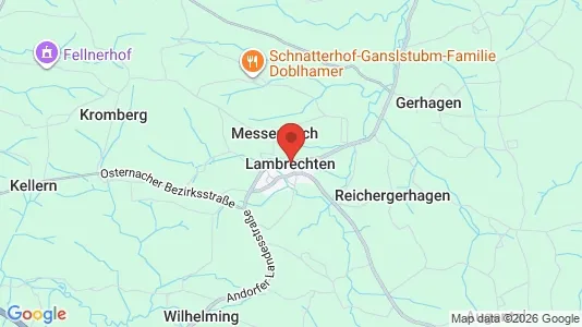 Apartments for rent i Lambrechten - kort over placeringen