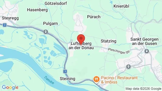 Apartments for rent i Luftenberg an der Donau - kort over placeringen