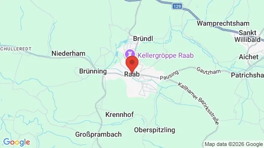 Apartments for rent i Raab - kort over placeringen