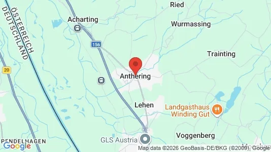 Apartments for rent i Anthering - kort over placeringen