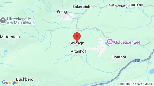 Apartments for rent i Goldegg - kort over placeringen