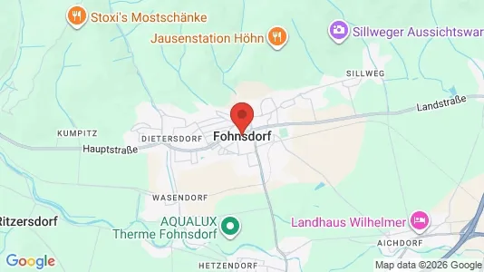 Apartments for rent i Fohnsdorf - kort over placeringen