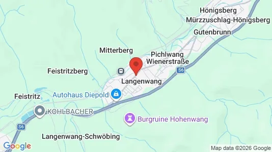 Apartments for rent i Langenwang - kort over placeringen