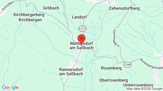 Apartments for rent i Mettersdorf am Saßbach - kort over placeringen