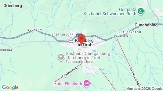 Rooms for rent i Kirchberg in Tirol - kort over placeringen