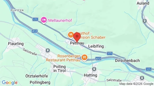 Rooms for rent i Pettnau - kort over placeringen