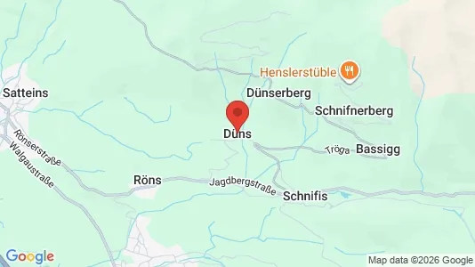 Houses for rent i Düns - kort over placeringen